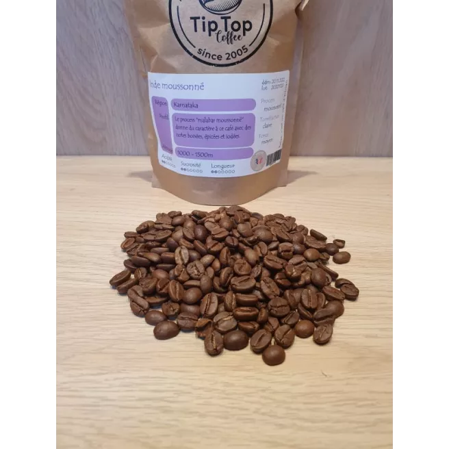 Café" 'moussonné" Inde Karnataka Malabar