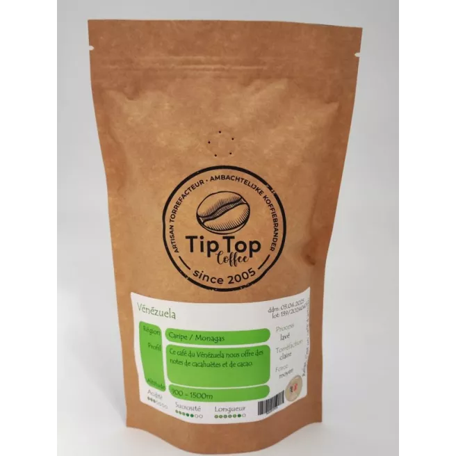 Café "lavé" du Vénézuela 100% Arabica