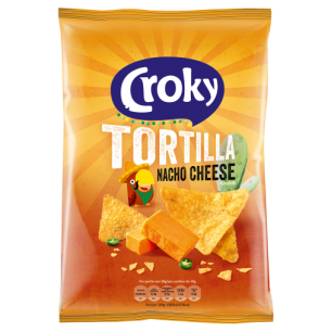 Chips Croky tortilla nacho cheese 20x40gr