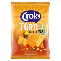 Chips Croky tortilla nacho cheese 20x40gr Chips Croky tortilla nacho cheese 20x40gr