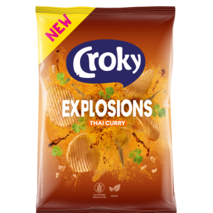Chips Croky explosion thaï curry 20x40gr
