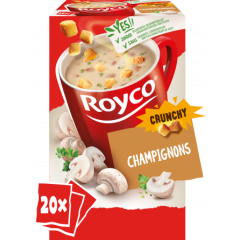 Soupe instantanée Royco champignons velouté 20 sachets Soupe instantanée Royco champignons velouté 20 sachets