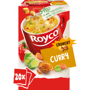 Soupe instantanée Royco curry 20 sachets