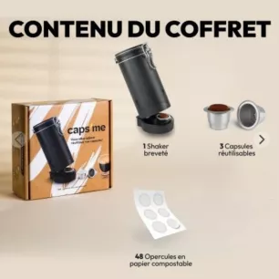 Kit capsules rechargeables comptatible "Nespresso" Kit capsules rechargeables comptatible "Nespresso"