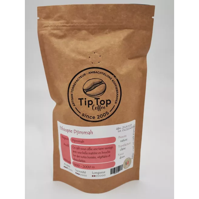 Café "Nature" Éthiopie Djimmah 100% Arabica